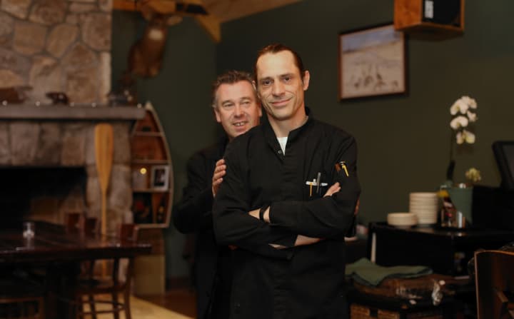 Eric Monte, left, and Executive Chef Regis Saget of Tavern 489 in Stamford.