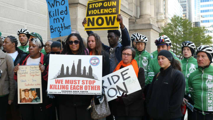 Team 26 members rally for gun control in Philadelphia