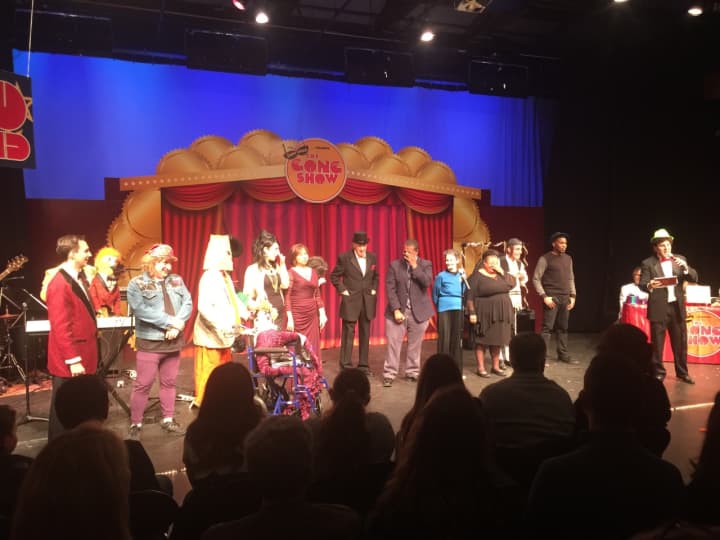 The iconic &#x27;70s TV show &quot;The Gong Show&quot; was recreated at the Harvey School in Katonah Sunday night for the Gong Show Off Broadway presentation. 