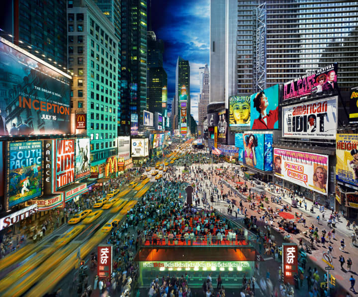 Stephen Wilkes created &quot;Times Square, Day to Night, 2015.&quot;
