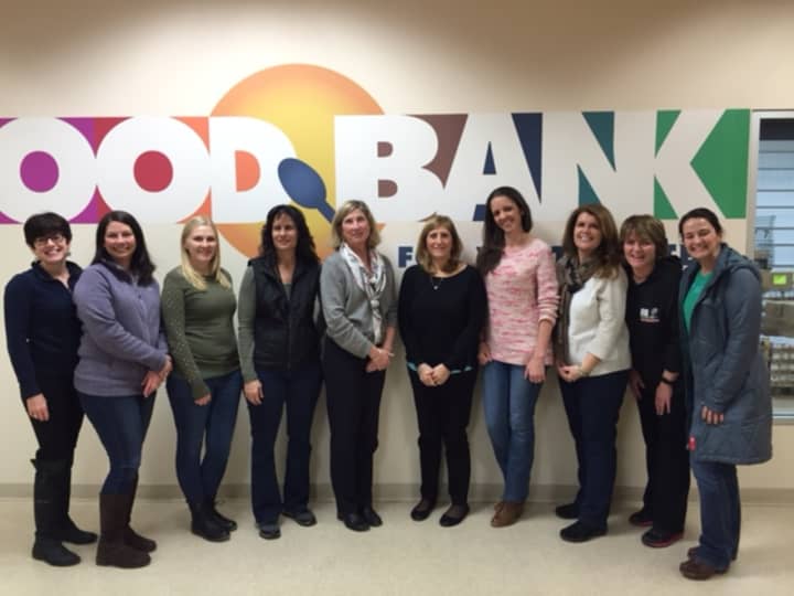 Faculty and staff members at Todd Elementary School in Briarcliff Manor continued the tradition of volunteering at the Food Bank for Westchester.