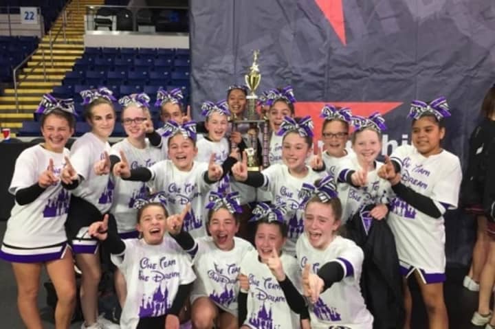 Members of the Trumbull Pop Warner cheerleading squad are working hard to raise money to help defray the expense of traveling to a national competition in Florida next month.