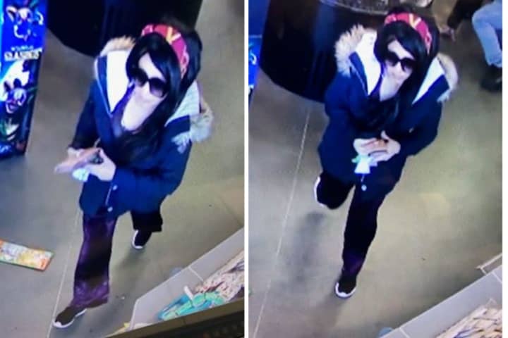 Police are searching for this woman, who allegedly robbed a Uniondale 7-Eleven and stabbed an employee.&nbsp;
