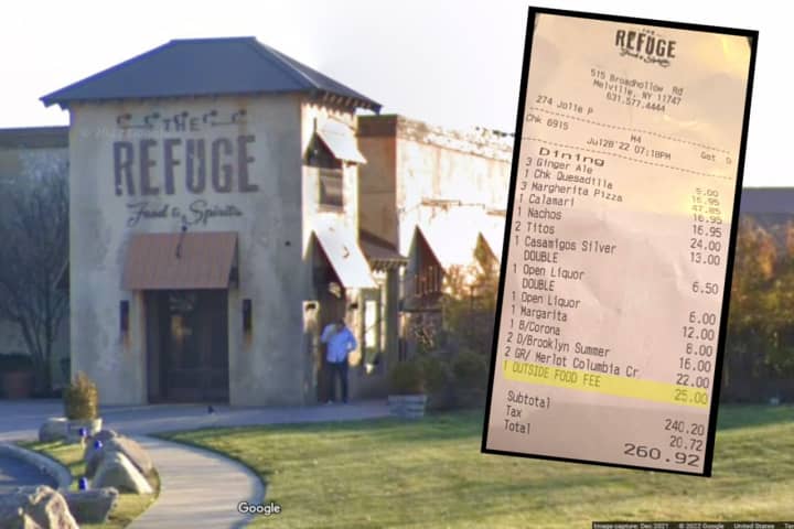 A Long Island man is crying foul after The Refuge restaurant in Melville charged him $25 for bringing a birthday cake.