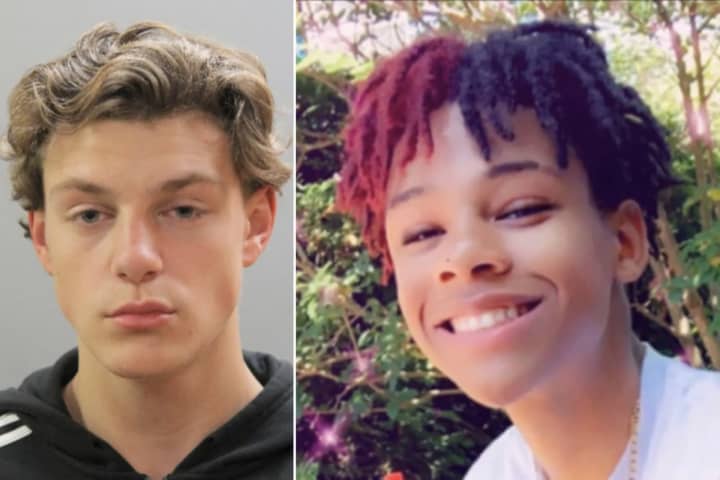 Tyler Flach (left) was sentenced to 25 years to life in prison in Nassau County Court on Tuesday, Feb. 28 after being convicted in the stabbing death of 16-year-old  Khaseen Morris (right) outside of an Oceanside strip mall in September 2019.