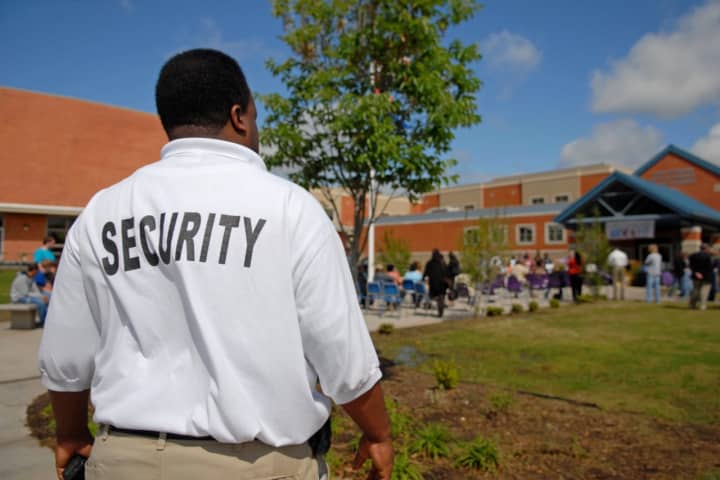 The Smithtown Central School District announced Wednesday, Feb. 15, that is has begun searching for a security firm to hire armed security guards to patrol the exterior of its 12 schools.