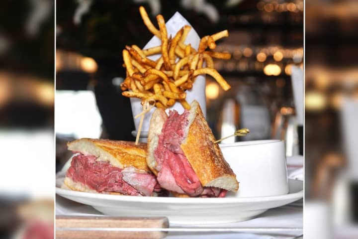 The best French dip sandwich on Long Island can be found at Bar Frites in Greenvale, according to online foodies.