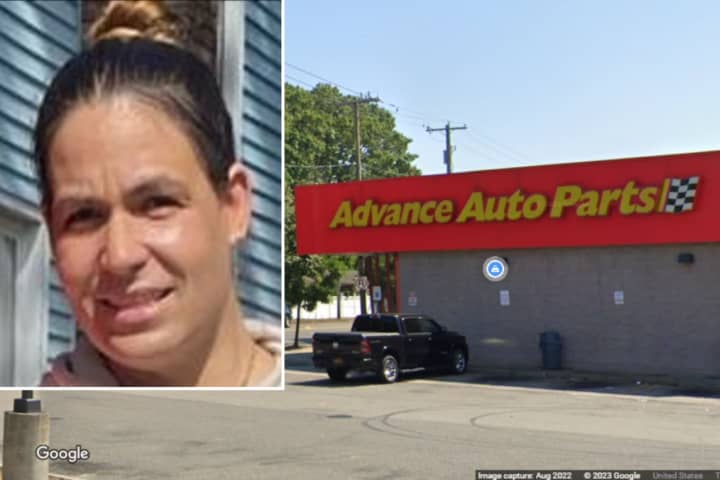 The body of 39-year-old Rebecca Carlson was found lying next to a dumpster behind Advanced Auto Parts on Grand Avenue in South Hempstead Tuesday morning, Feb. 14.