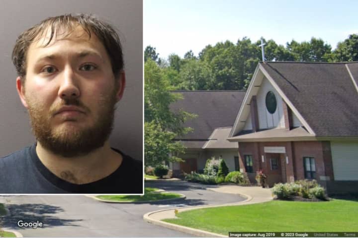 Mark Marcus, age 25, was arrested Monday, June 5, in connection with multiple arson fires set in Colonie, including one that damaged the Blessed Virgin Mary of Czestochowa Church.