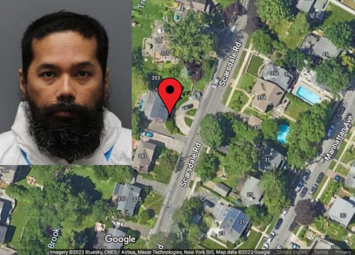 August Velasco, age 47, is charged with killing his father with a meat cleaver at a Yonkers residence on Scarsdale Road, police said.