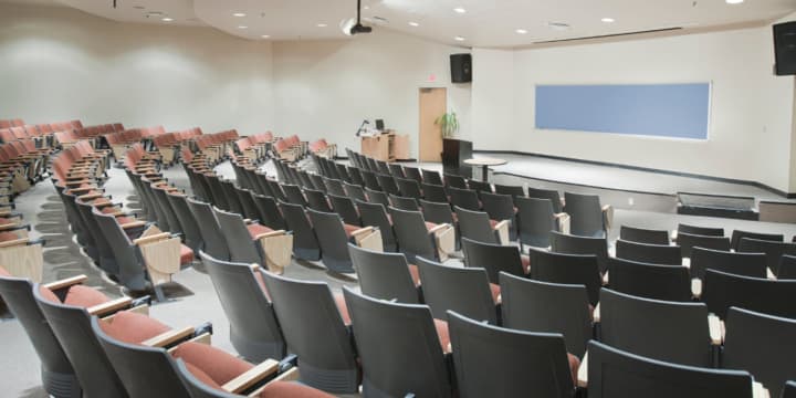 A college lecture hall