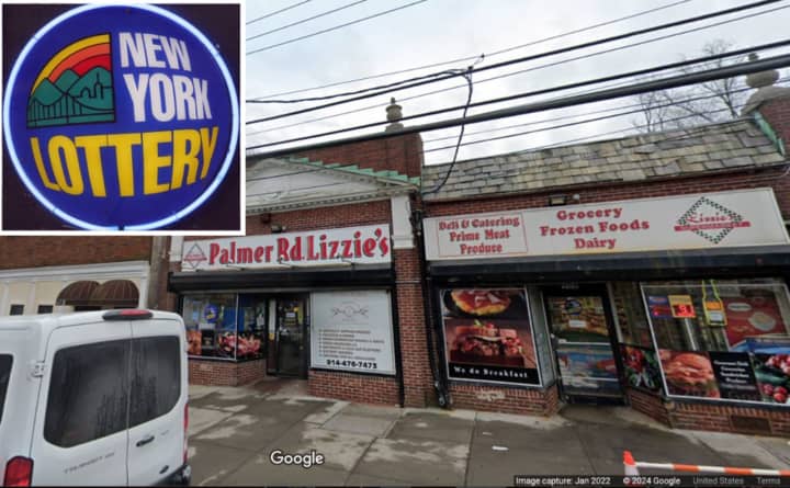 The winning ticket was bought at Palmer Rd. Lizzie's in Yonkers at 468 Palmer Rd.