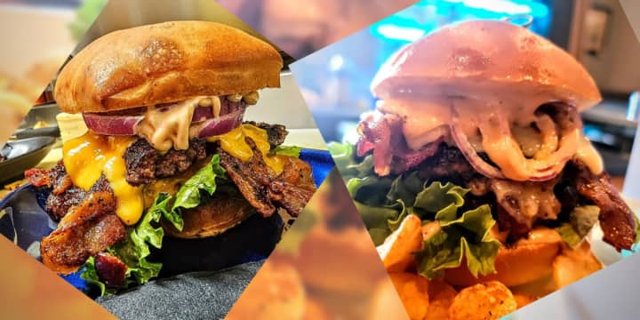 The "Empire Smash" burger at&nbsp;Illusive restaurant &amp; Bar.