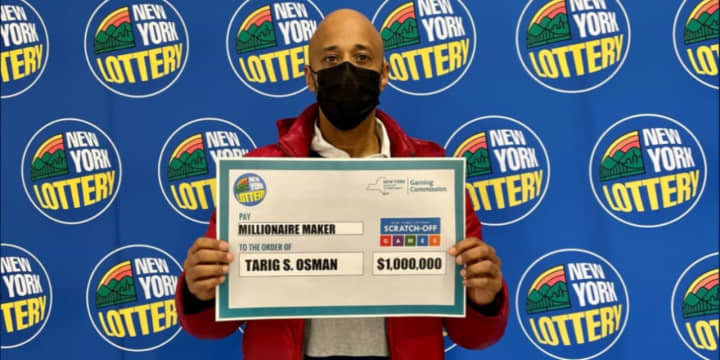 Tarig Osman claimed a $1 million prize on the Millionaire Maker scratch-off game.&nbsp;