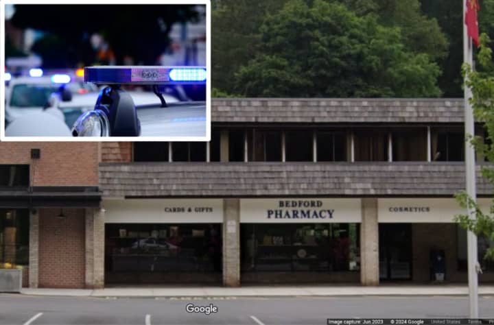 The Bedford Pharmacy at 424 Old Post Rd. (Route 22) was victim to an early morning burglary, police said.