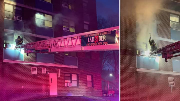 The fire happened at an apartment building in Port Chester at 167 Terrace Ave.&nbsp;