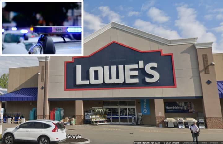 The theft happened at the Lowe's store in Yorktown, police said.&nbsp;