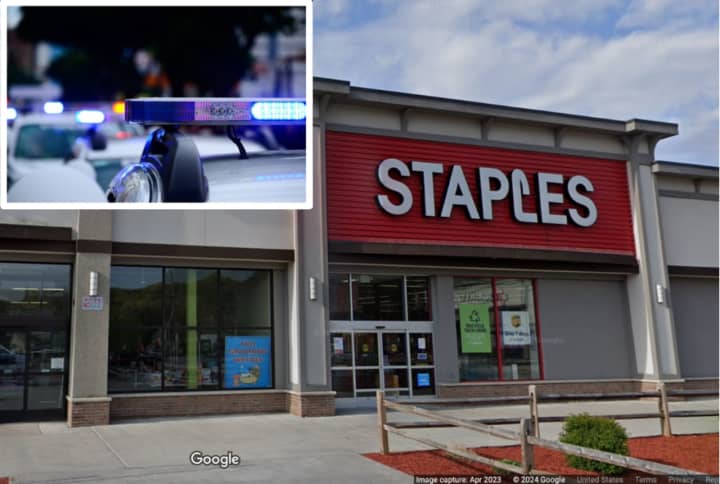 The theft happened at Staples in Yorktown.&nbsp;