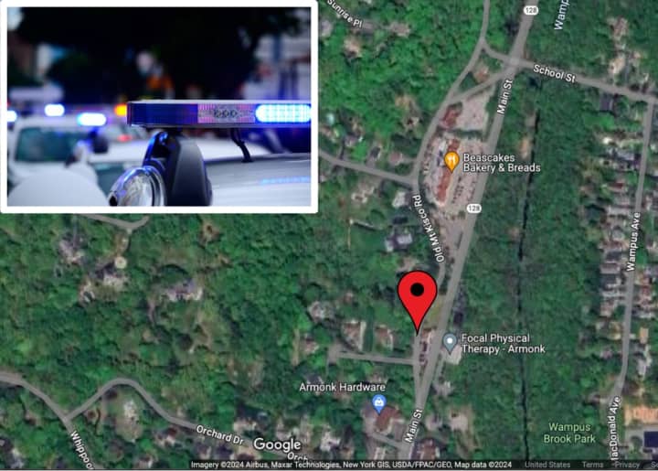 The incident happened on Old Mount Kisco Road in Armonk between Main Street and Eden Hunt Place.&nbsp;