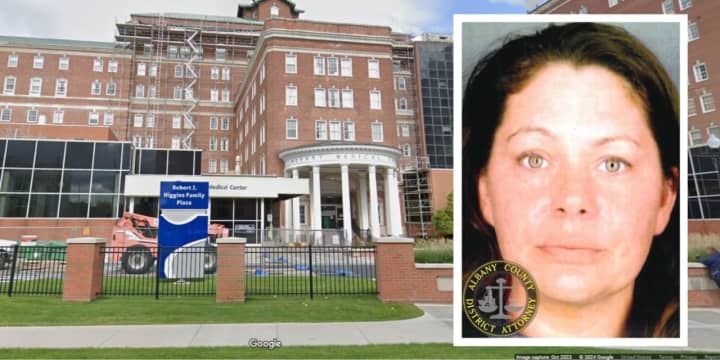 Caitlin Mullaney, age 36, admitted to stealing a ring from a dying cancer patient at Albany Medical Center Hospital.