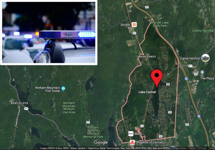 The booming noise was heard in the Lake Carmel area, police said.