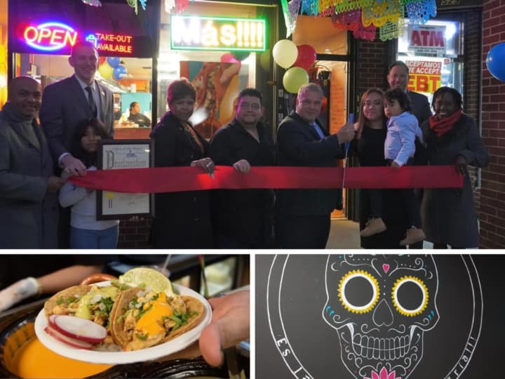 Cantina 914, a new Mexican restaurant in Yonkers, celebrated its grand opening with a ribbon-cutting ceremony.
