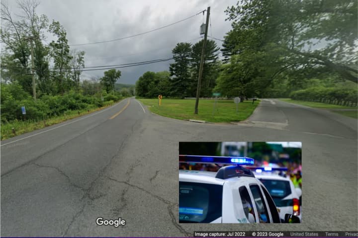 The area where the crash happened in Litchfield County on Route 44 (Canaan Road) and&nbsp;Twin Lakes Road in Salisbury.