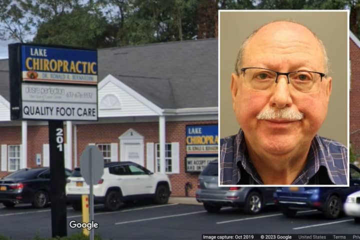 Ronald Bernardini, age 65, is accused of sexually assaulting multiple female patients at his Lake Chiropractic office, located on Portion Road in Ronkonkoma.