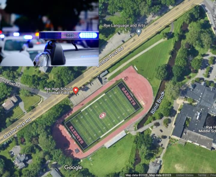The assault happened on Boston Post Road (US Route 1) near the Rye High School Football Field.