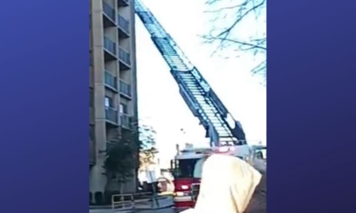 The fire was found on the 7th floor of the building