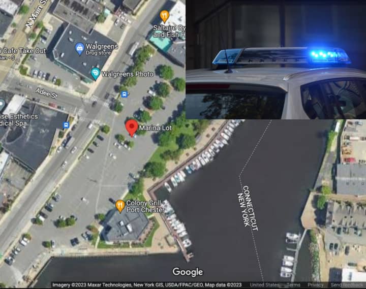 The incident happened near the Marina parking lot in Port Chester at 51 Abendroth Ave.