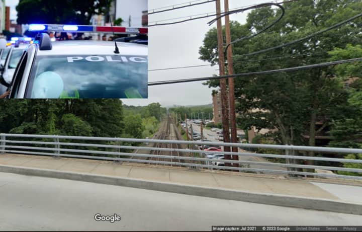 Police talked down a man from jumping off a bridge on Lieto Drive in Mount Kisco.