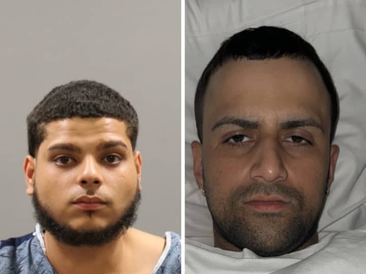 Holyoke residents Alejandro Ramos, age 22 (left), and Johnluis Sanchez, age 30 (right) were both charged in connection with the shooting, officials said.