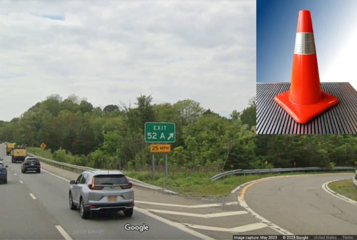 Several ramps in Dutchess County, including Exit 52 on I-84 in East Fishkill.