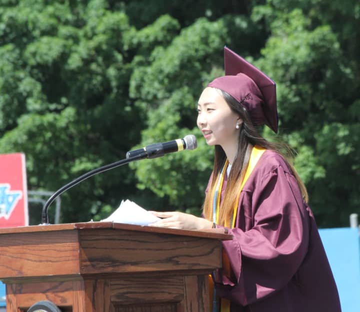 Michelle Kim, the valedictorian