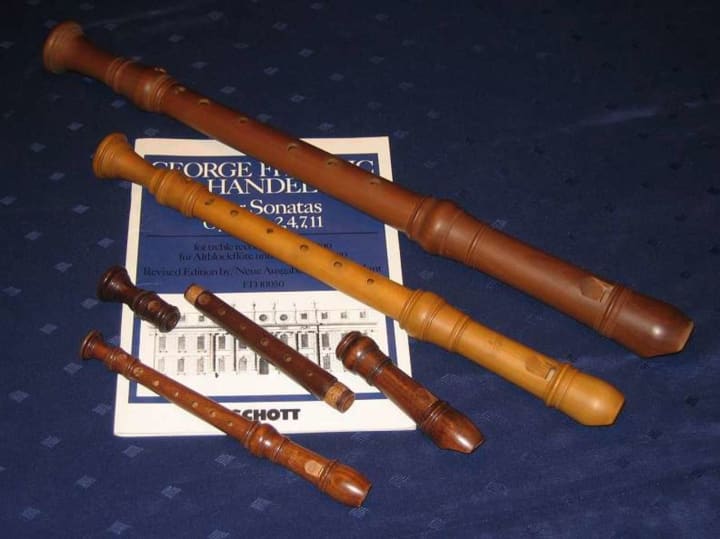 Some of the types of recorders that have been used through the years.