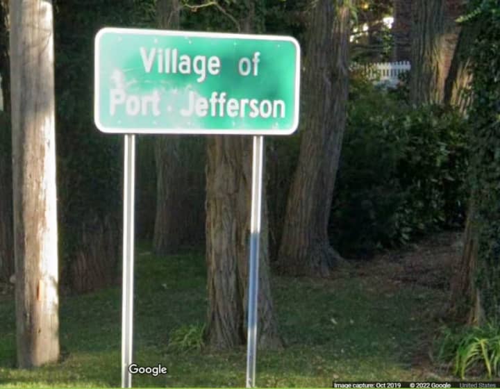 Village of Port Jefferson sign