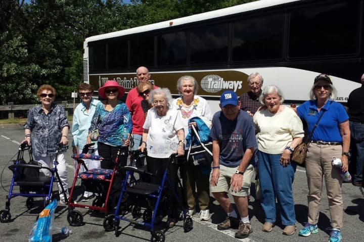 A group of residents from the Atria Briarcliff Manor visited West Point on June 22 to tour the U.S. military training academy.