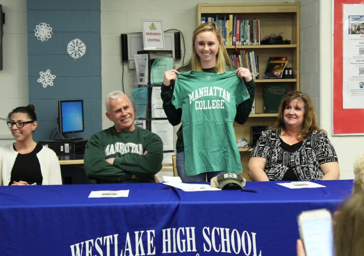 Westlake High&#x27;s Megan O&#x27;Connor will attend and play soccer for Manhattan College in the fall.