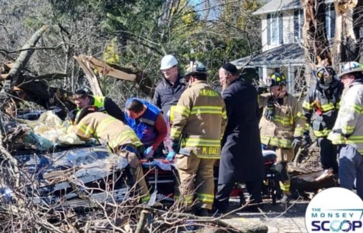 Firefighters from Upper Saddle River &amp; Mahwah freed the driver from her 2023 Toyota Corolla following the 2:10 p.m. March 11 crash on Weiss Road at Maple Road.