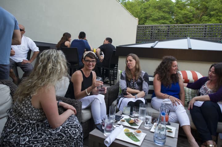 The rooftop at Winston&#x27;s in Mount Kisco.
