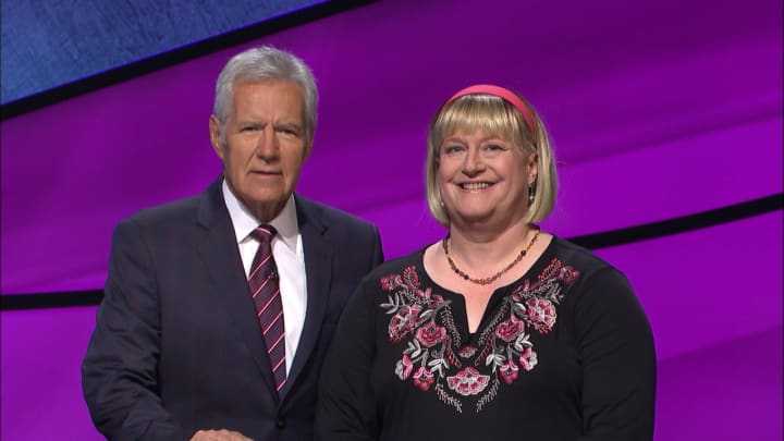 Fran Fried -- here with host Alex Trebek -- has wanted to be on &quot;Jeopardy!&quot; for most of her life.