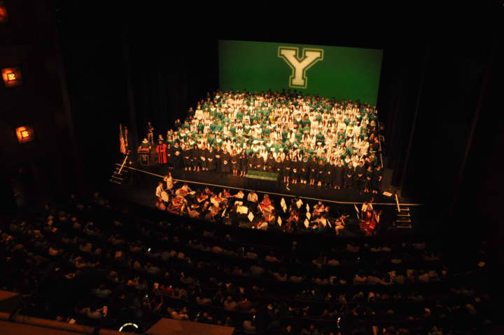 Yorktown High School held its 2017 commencement ceremony Saturday afternoon at the SUNY Purchase Theater.