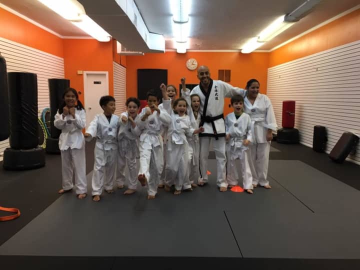 Master Allen and some of the students from Zentai Martial Arts and Fitness.
