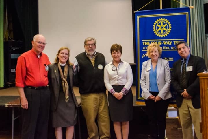 The Fairfield Rotary recently inducted two new members.