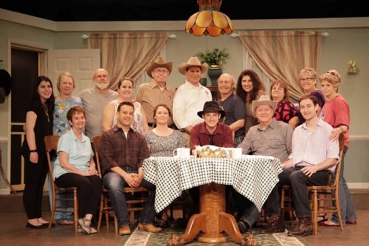 The cast of &quot;The Rainmaker&quot; which is being performed at the Antrim Playhouse in Wesley Hills.