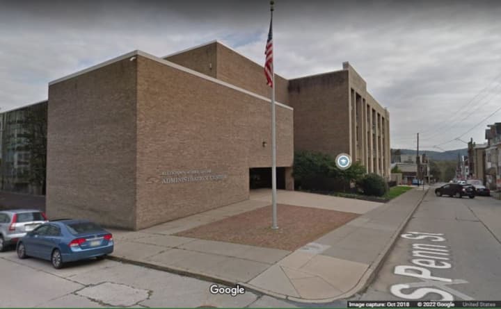 Allentown police charged &quot;several juveniles&quot; in connection with the string of violent threats made against Allentown schools in recent weeks. Pictured is the Allentown School District building on  South Penn Street.