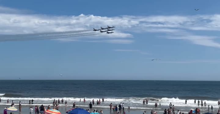 Practice day at the 2023 Atlantic City Airshow.