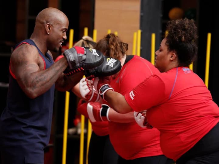 Trainer Dolvett Quince, left, will assist during the Biggest Loser Challenge in February. The Teaneck Chamber of Commerce is participating, allowing locals to compete -- and challenge friends, families and colleagues, whether local or not.