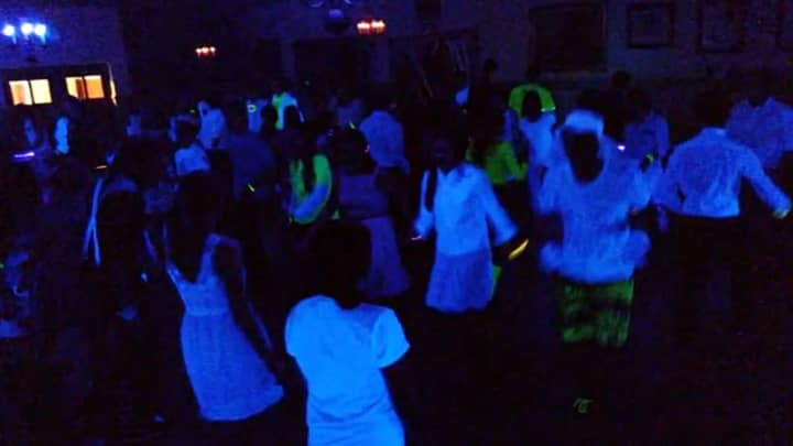 This year&#x27;s Leonia Sports Boosters dinner dance features a black-light dance floor.
